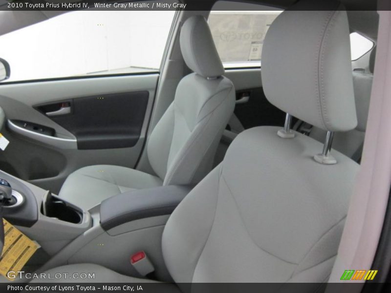 Winter Gray Metallic / Misty Gray 2010 Toyota Prius Hybrid IV