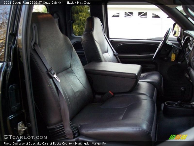 Black / Mist Gray 2001 Dodge Ram 2500 ST Quad Cab 4x4