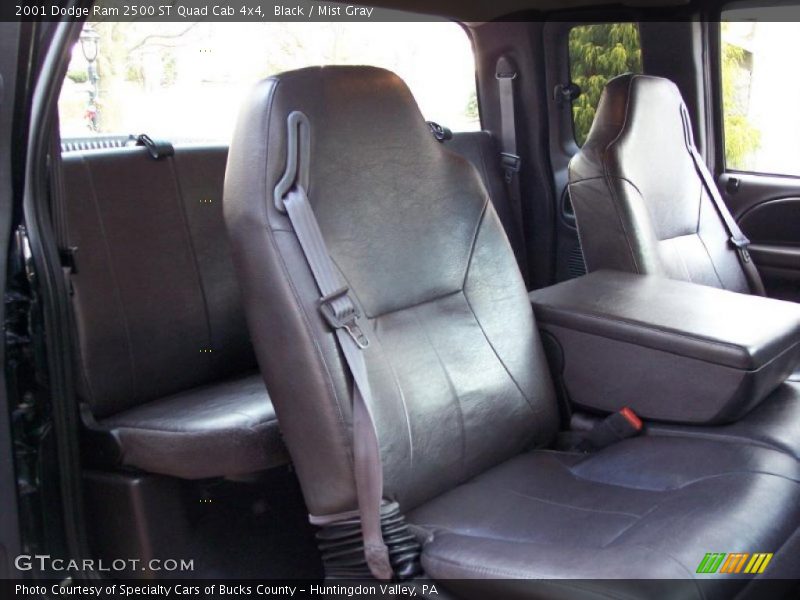 Black / Mist Gray 2001 Dodge Ram 2500 ST Quad Cab 4x4