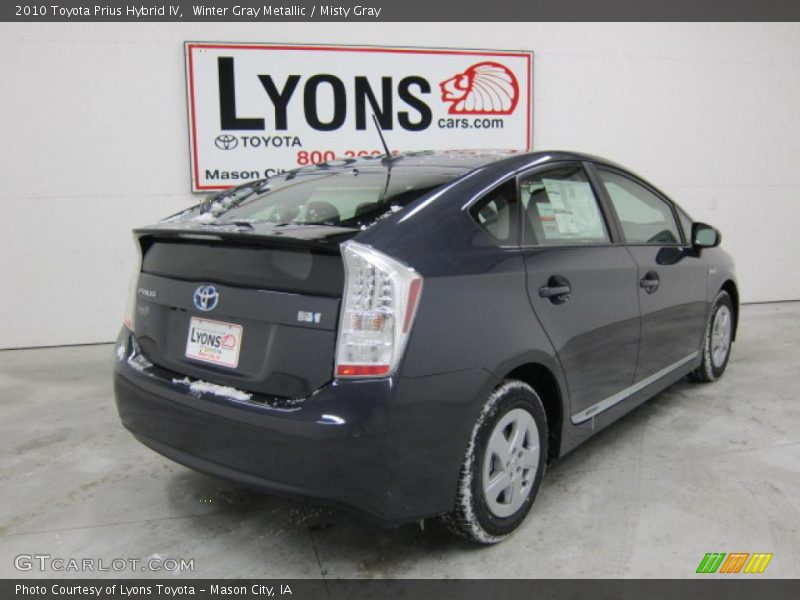 Winter Gray Metallic / Misty Gray 2010 Toyota Prius Hybrid IV