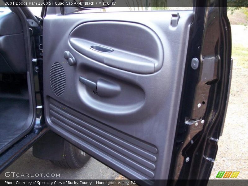 Black / Mist Gray 2001 Dodge Ram 2500 ST Quad Cab 4x4