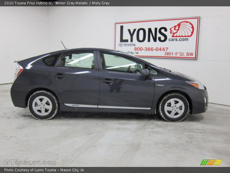 Winter Gray Metallic / Misty Gray 2010 Toyota Prius Hybrid IV