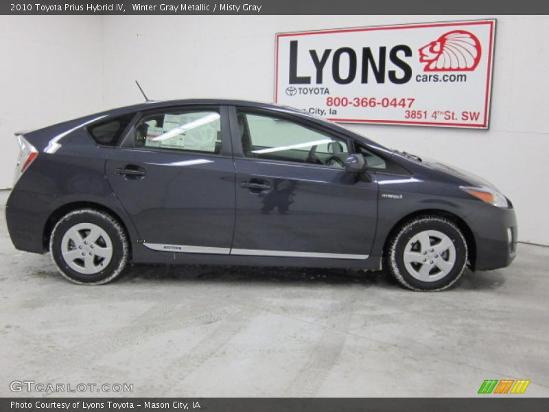 Winter Gray Metallic / Misty Gray 2010 Toyota Prius Hybrid IV