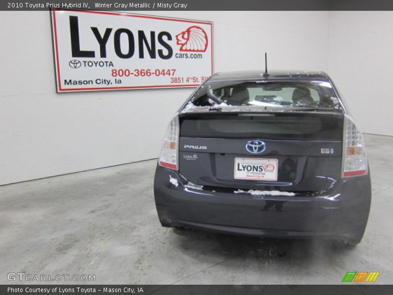 Winter Gray Metallic / Misty Gray 2010 Toyota Prius Hybrid IV