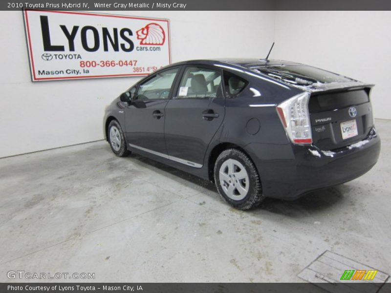 Winter Gray Metallic / Misty Gray 2010 Toyota Prius Hybrid IV