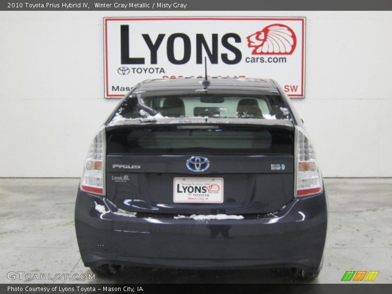 Winter Gray Metallic / Misty Gray 2010 Toyota Prius Hybrid IV