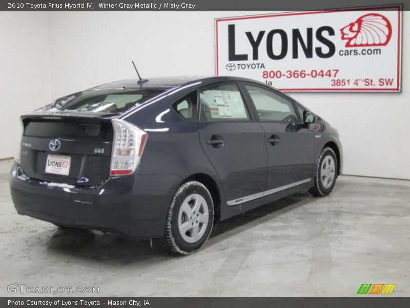 Winter Gray Metallic / Misty Gray 2010 Toyota Prius Hybrid IV