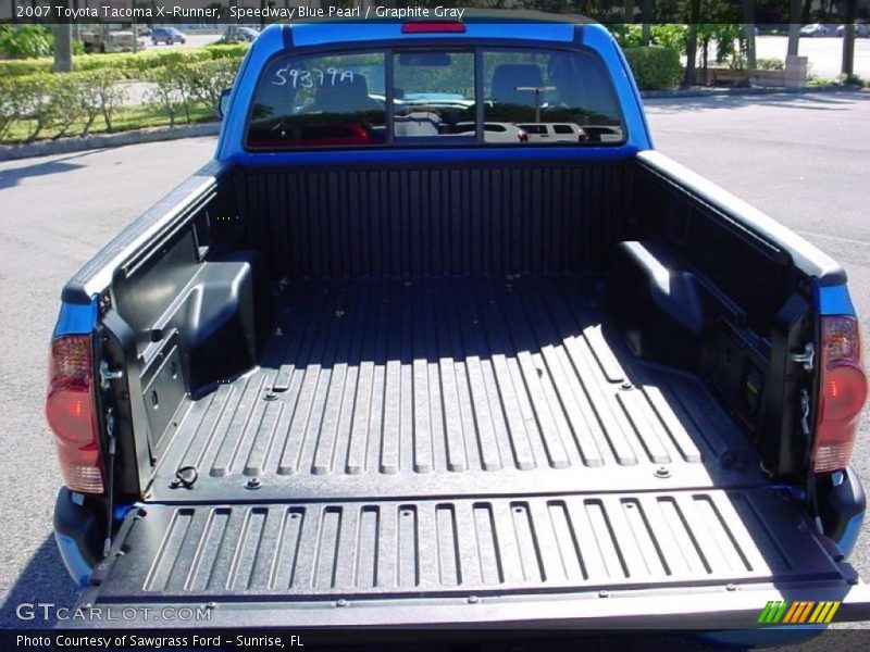 Speedway Blue Pearl / Graphite Gray 2007 Toyota Tacoma X-Runner