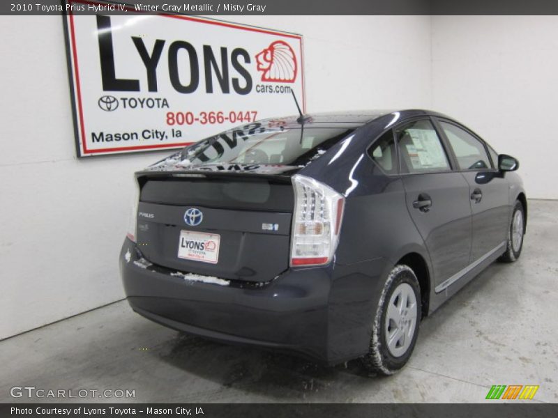 Winter Gray Metallic / Misty Gray 2010 Toyota Prius Hybrid IV
