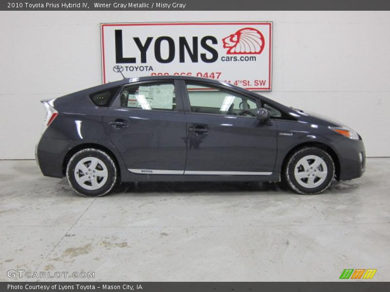 Winter Gray Metallic / Misty Gray 2010 Toyota Prius Hybrid IV