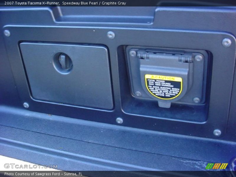 Speedway Blue Pearl / Graphite Gray 2007 Toyota Tacoma X-Runner