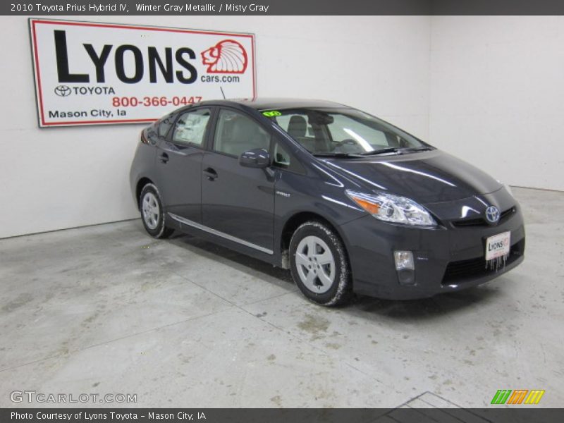 Winter Gray Metallic / Misty Gray 2010 Toyota Prius Hybrid IV