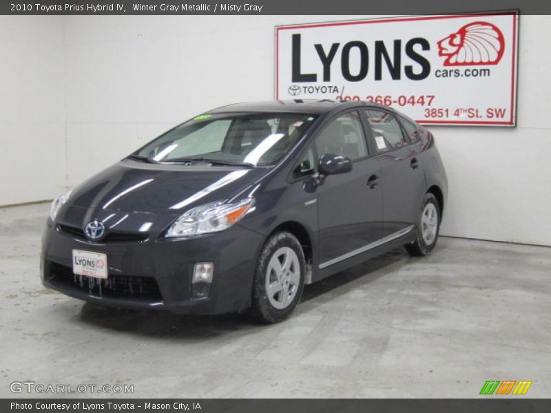 Winter Gray Metallic / Misty Gray 2010 Toyota Prius Hybrid IV