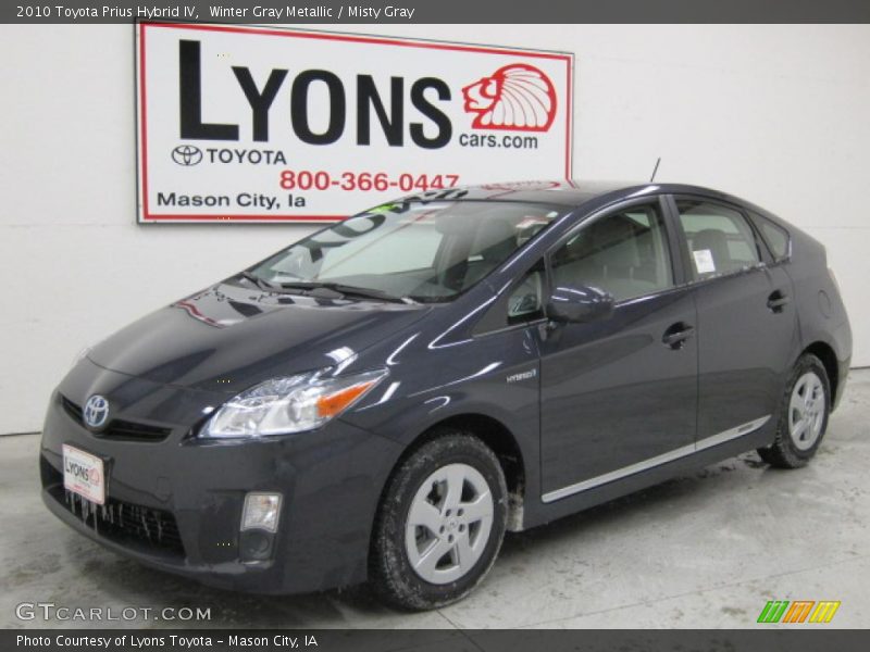 Winter Gray Metallic / Misty Gray 2010 Toyota Prius Hybrid IV