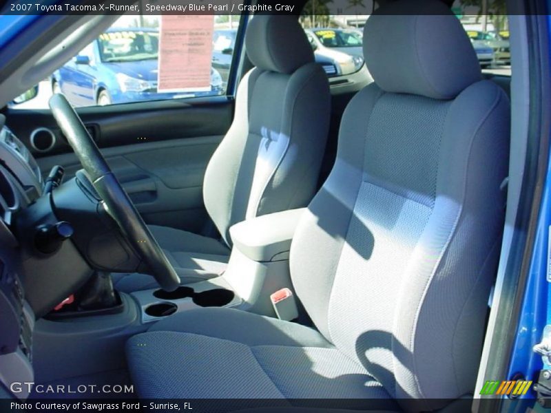  2007 Tacoma X-Runner Graphite Gray Interior