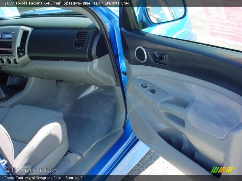 Speedway Blue Pearl / Graphite Gray 2007 Toyota Tacoma X-Runner