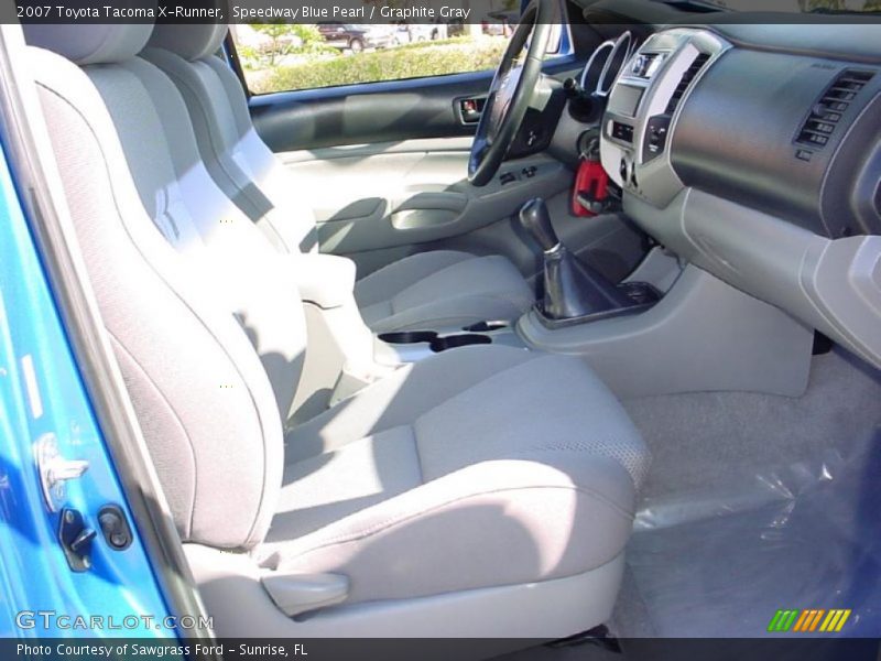  2007 Tacoma X-Runner Graphite Gray Interior