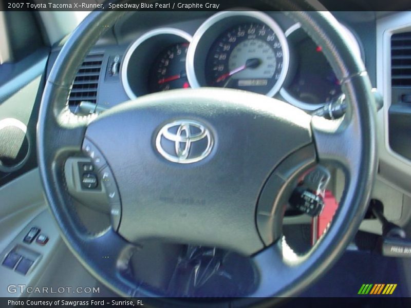 Speedway Blue Pearl / Graphite Gray 2007 Toyota Tacoma X-Runner