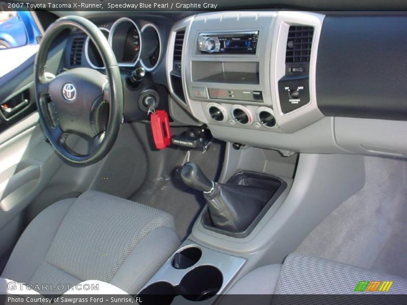 Dashboard of 2007 Tacoma X-Runner