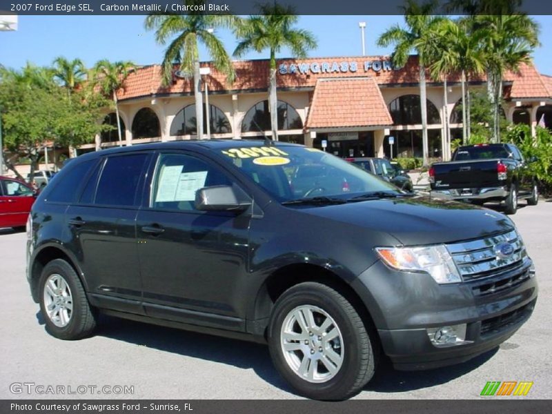 Carbon Metallic / Charcoal Black 2007 Ford Edge SEL