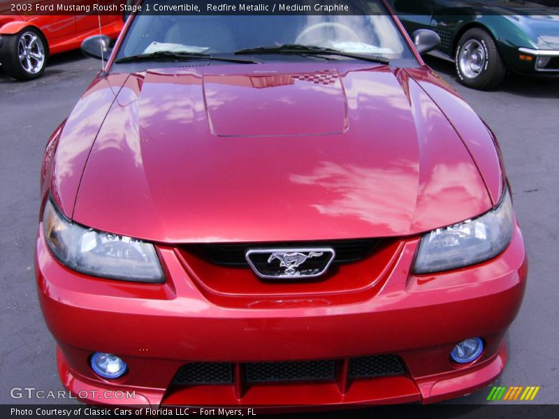 Redfire Metallic / Medium Graphite 2003 Ford Mustang Roush Stage 1 Convertible