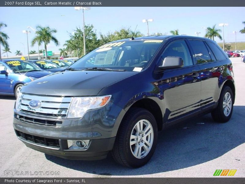 Carbon Metallic / Charcoal Black 2007 Ford Edge SEL
