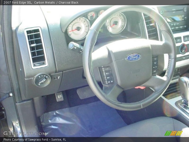 Carbon Metallic / Charcoal Black 2007 Ford Edge SEL