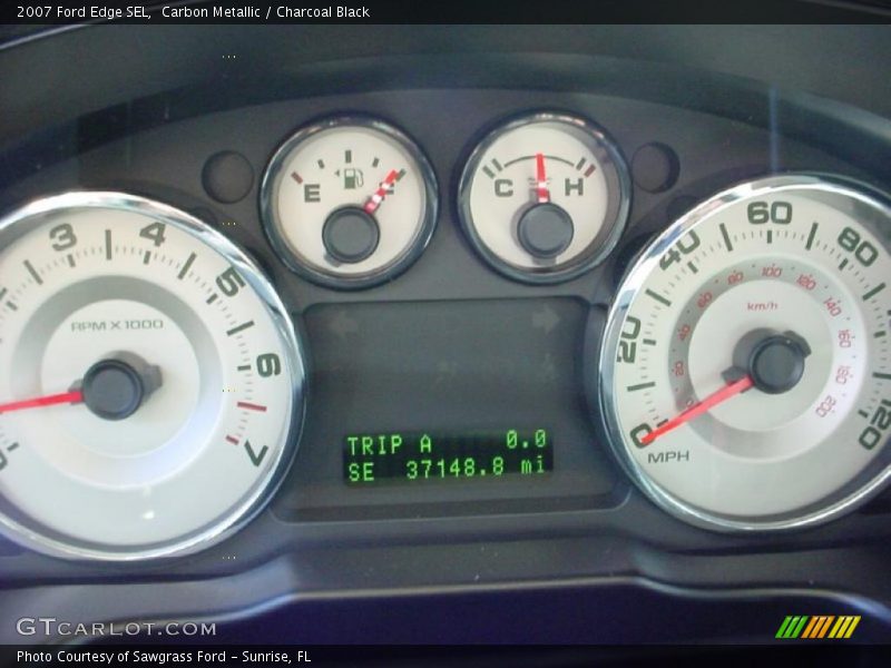 Carbon Metallic / Charcoal Black 2007 Ford Edge SEL