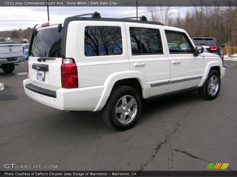 Stone White / Dark Slate Gray 2010 Jeep Commander Sport 4x4