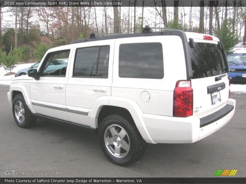 Stone White / Dark Slate Gray 2010 Jeep Commander Sport 4x4