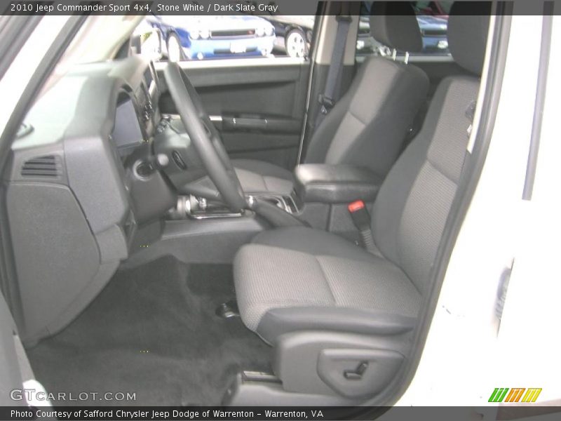 Stone White / Dark Slate Gray 2010 Jeep Commander Sport 4x4