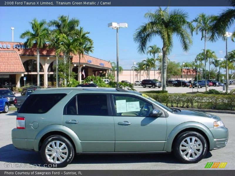  2008 Taurus X Limited Titanium Green Metallic