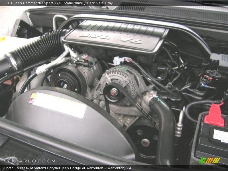 Stone White / Dark Slate Gray 2010 Jeep Commander Sport 4x4