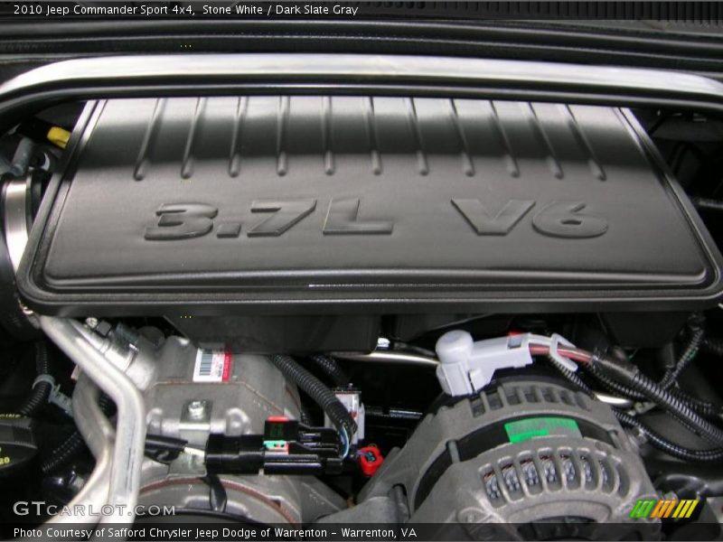 Stone White / Dark Slate Gray 2010 Jeep Commander Sport 4x4