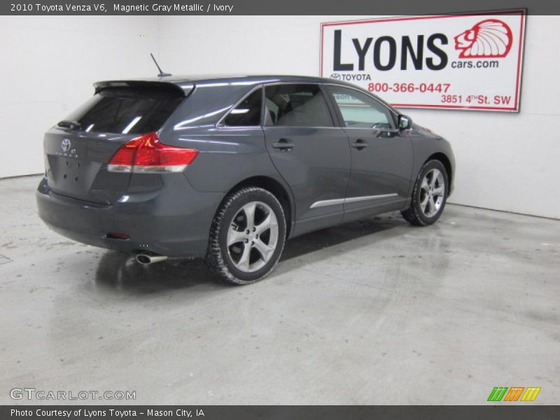 Magnetic Gray Metallic / Ivory 2010 Toyota Venza V6