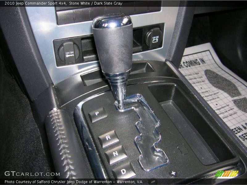 Stone White / Dark Slate Gray 2010 Jeep Commander Sport 4x4