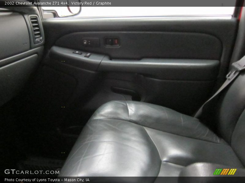 Victory Red / Graphite 2002 Chevrolet Avalanche Z71 4x4