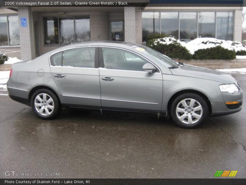 Granite Green Metallic / Black 2006 Volkswagen Passat 2.0T Sedan