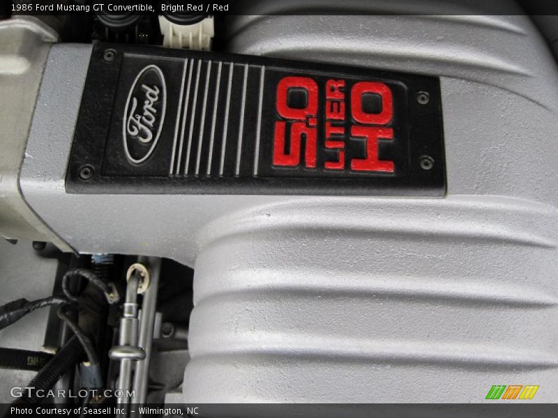  1986 Mustang GT Convertible Engine - 5.0 Liter OHV 16-Valve V8