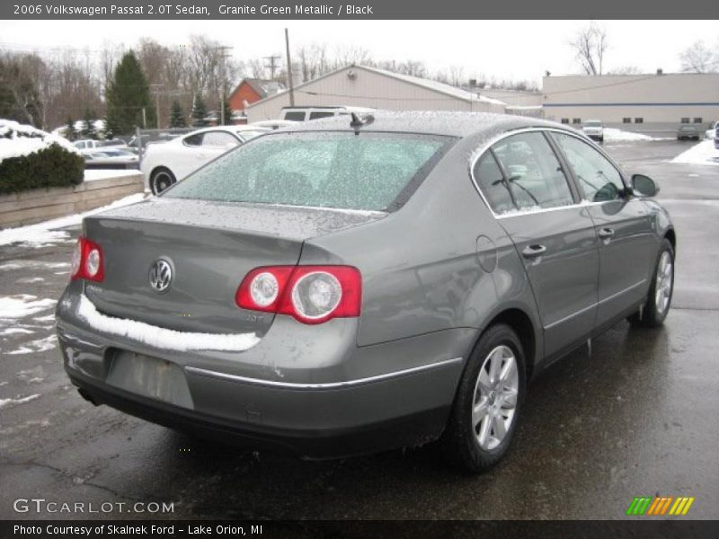 Granite Green Metallic / Black 2006 Volkswagen Passat 2.0T Sedan