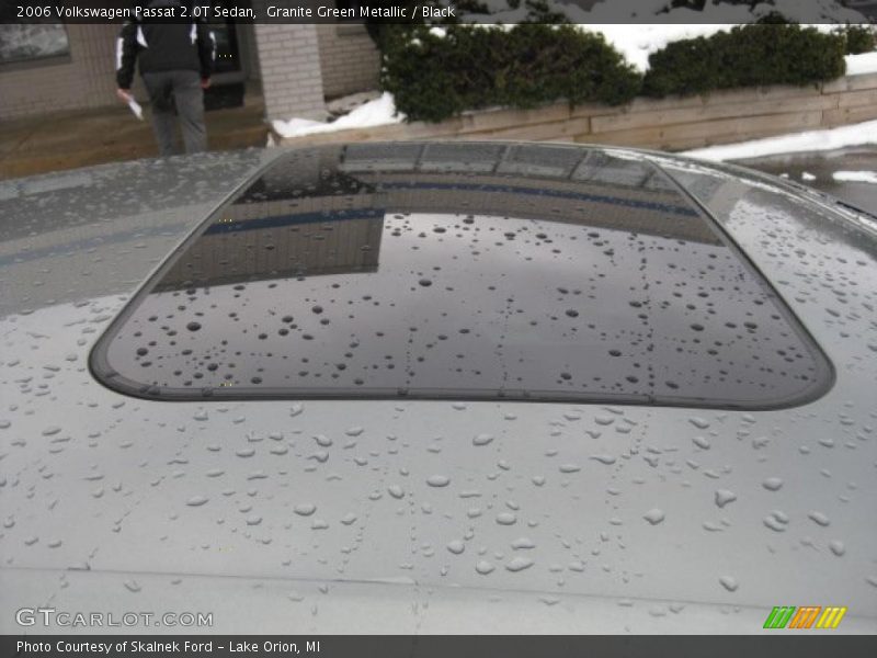 Granite Green Metallic / Black 2006 Volkswagen Passat 2.0T Sedan