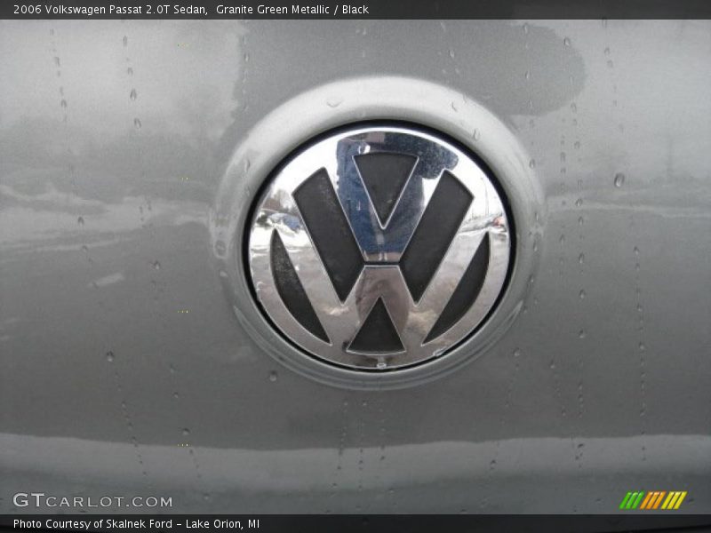 Granite Green Metallic / Black 2006 Volkswagen Passat 2.0T Sedan
