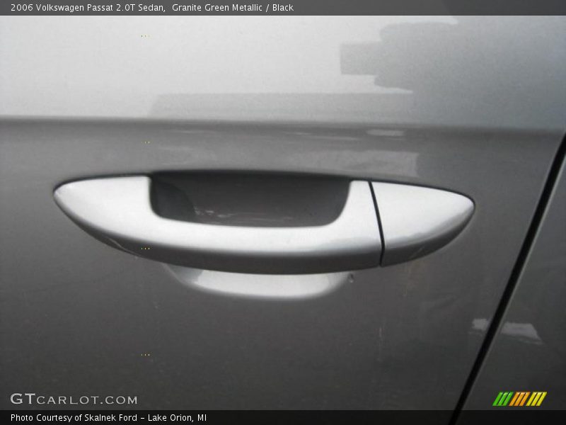 Granite Green Metallic / Black 2006 Volkswagen Passat 2.0T Sedan