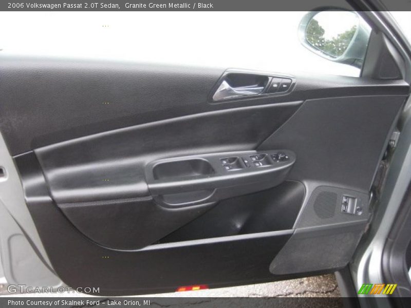 Granite Green Metallic / Black 2006 Volkswagen Passat 2.0T Sedan