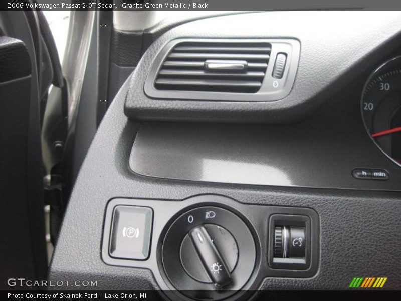 Granite Green Metallic / Black 2006 Volkswagen Passat 2.0T Sedan