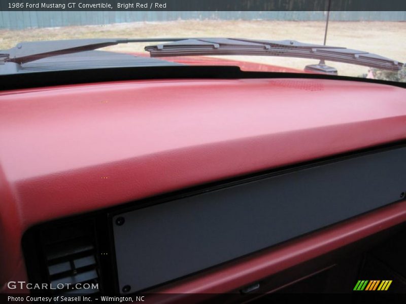 Bright Red / Red 1986 Ford Mustang GT Convertible