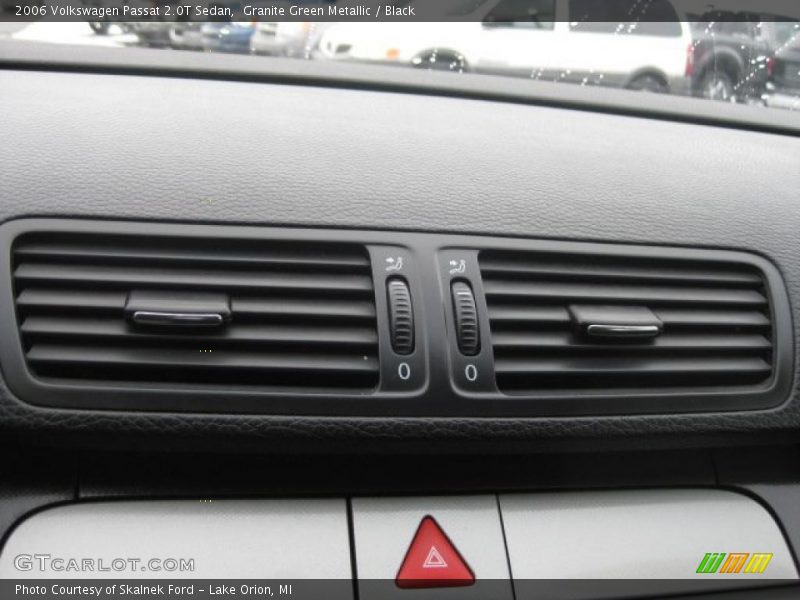 Granite Green Metallic / Black 2006 Volkswagen Passat 2.0T Sedan