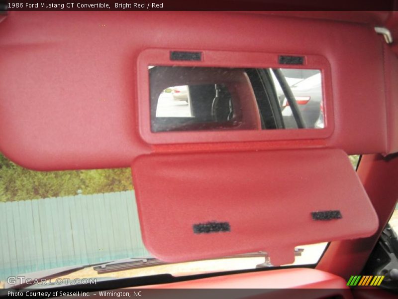 Bright Red / Red 1986 Ford Mustang GT Convertible