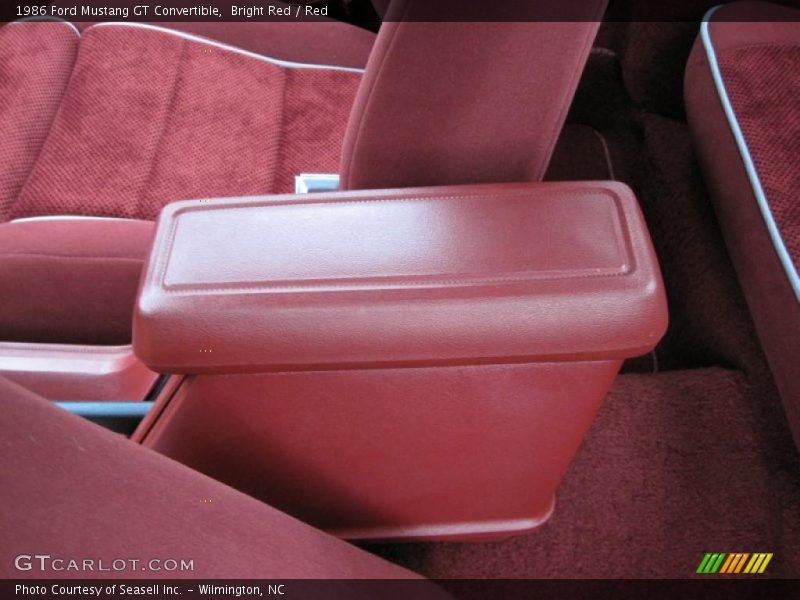  1986 Mustang GT Convertible Red Interior