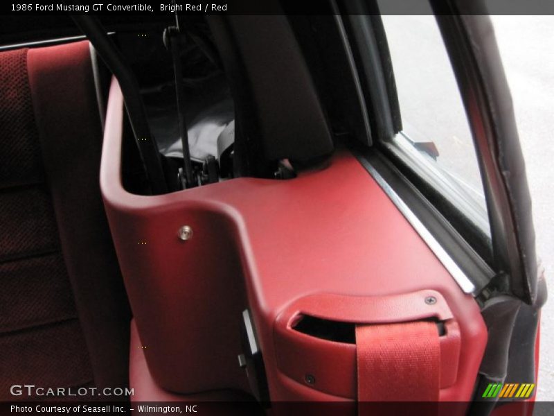 Bright Red / Red 1986 Ford Mustang GT Convertible